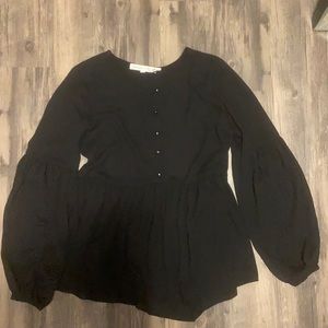 Banana Republic Olivia Palermo black blouse